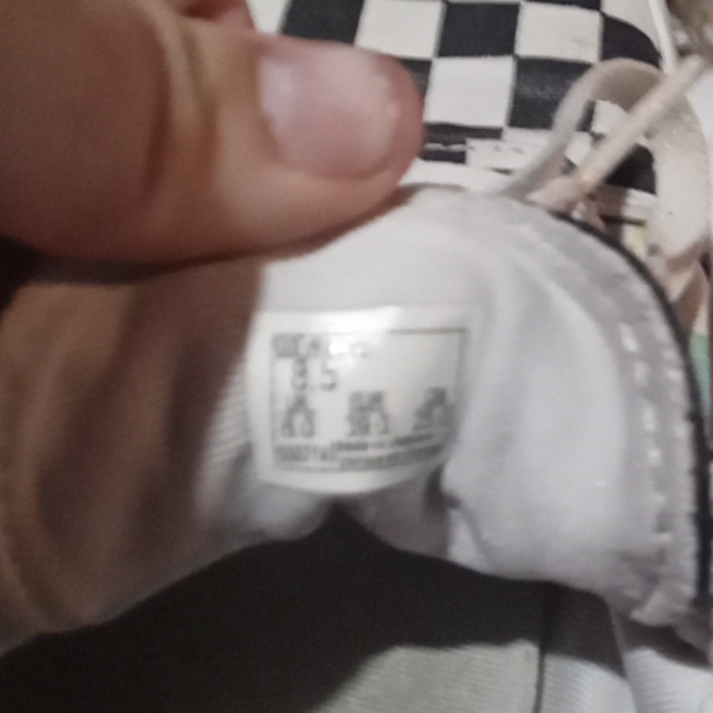 Kids Checkered Sneakers - Picture 4 of 4
